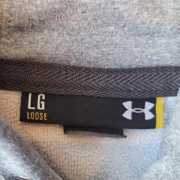 Georgetown Underarmour Hoodie Sweatshirt Grey Gray Hoyas - Picture 3 of 5